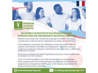 MISSIONS DE VOLONTARIAT EN FRANCE